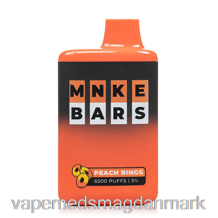 Vape Juice Mnke Barer 6500 Engangs Fersken Ringe